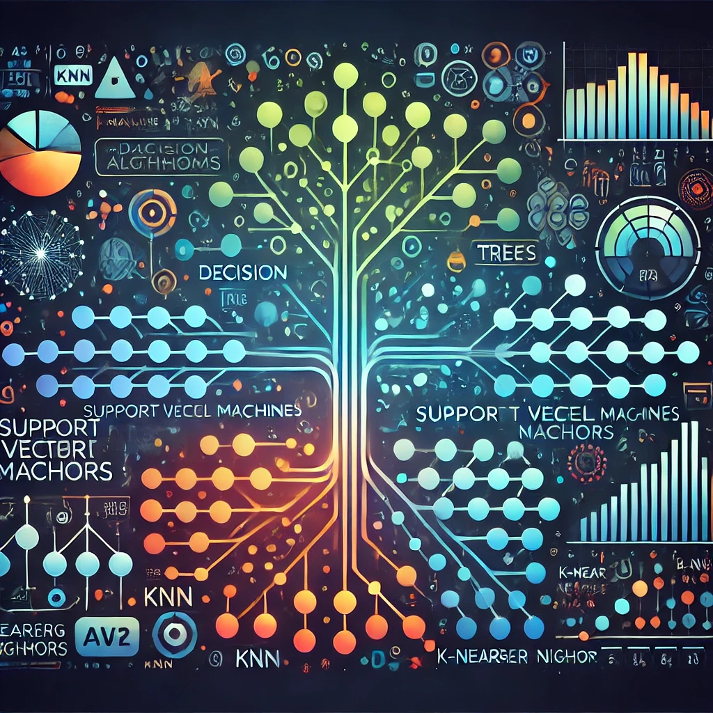 Machine Learning Algorithms Overview of Decision Trees, Support Vector Machines, K-Nearest Neighbors